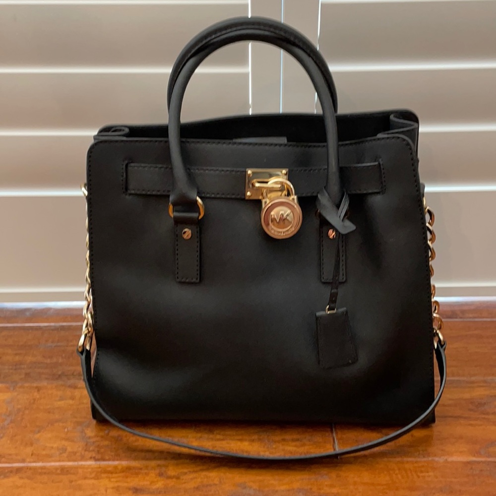 Michael Kors Large Hamilton Leather Tote Bag